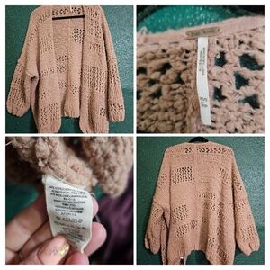 Free People knit cardigan Large